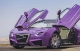 Michael Fux在他的汽车系列中增加了一个全电动的紫色怪物