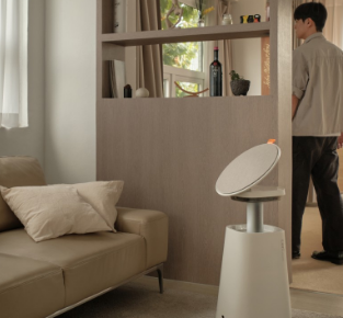 这款智能家居机器人概念旨在与您的其他家具融为一体